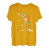 Tourenski Splash Art Retro Skitour Tourengeher Skifahrer T-Shirt