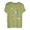 Tourenski Splash Art Retro Skitour Tourengeher Skifahrer T-Shirt