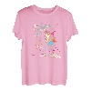 Tourenski Splash Art Retro Skitour Tourengeher Skifahrer T-Shirt