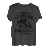 Rock Climbing Isn't Dangerous Falling Is Climbing Bouldern T-Shirt