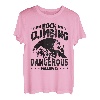 Rock Climbing Isn't Dangerous Falling Is Climbing Bouldern T-Shirt