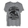 Rock Climbing Isn't Dangerous Falling Is Climbing Bouldern T-Shirt