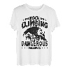 Rock Climbing Isn't Dangerous Falling Is Climbing Bouldern T-Shirt