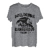 Bouldering Isn't Dangerous Falling Is Climbing Bouldern T-Shirt