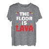 The Floor Is Lava Kletterer Sportklettern Bouldern T-Shirt