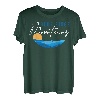 Retro-Stil, Sonnenuntergang, Blue Ridge Mountains, USA, Bergkette T-Shirt