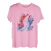 Skitour Flammen Retro Skitouren Tourengeher Skifahrer T-Shirt