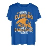 Rock Climbing Isn't Dangerous Falling Is Climbing Bouldern T-Shirt