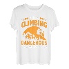 Rock Climbing Isn't Dangerous Falling Is Climbing Bouldern T-Shirt