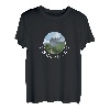 Damen Bergmädchen Alpen Wandern Berge Trekking Ski Bergsteigen T-Shirt