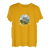 Damen Bergmädchen Alpen Wandern Berge Trekking Ski Bergsteigen T-Shirt