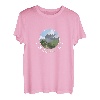 Damen Bergmädchen Alpen Wandern Berge Trekking Ski Bergsteigen T-Shirt
