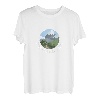 Damen Bergmädchen Alpen Wandern Berge Trekking Ski Bergsteigen T-Shirt