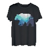 Wandern Bergsteigen Bär Grizzly Graubär Braunbär T-Shirt