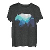 Wandern Bergsteigen Bär Grizzly Graubär Braunbär T-Shirt