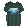 Wandern Bergsteigen Bär Grizzly Graubär Braunbär T-Shirt