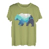 Wandern Bergsteigen Bär Grizzly Graubär Braunbär T-Shirt