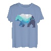 Wandern Bergsteigen Bär Grizzly Graubär Braunbär T-Shirt