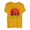 Wanderer Endlich Pipi in der freien Natur Berge Hiker lustig T-Shirt