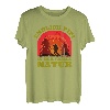 Wanderer Endlich Pipi in der freien Natur Berge Hiker lustig T-Shirt