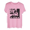 Damen Ich klettere wie ein Mädchen und versuche weiterzumachen Bouldern Klettern Fels T-Shirt
