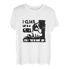 Damen Ich klettere wie ein Mädchen und versuche weiterzumachen Bouldern Klettern Fels T-Shirt