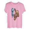 Faultier an der Felswand - Boulder Klettern Geschenk T-Shirt