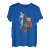 Faultier an der Felswand - Boulder Klettern Geschenk T-Shirt
