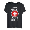 Ich Muss Gar Nix Ich Muss Nur In Die Schweiz Berge Urlaub T-Shirt
