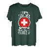 Ich Muss Gar Nix Ich Muss Nur In Die Schweiz Berge Urlaub T-Shirt