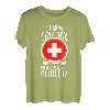 Ich Muss Gar Nix Ich Muss Nur In Die Schweiz Berge Urlaub T-Shirt