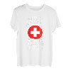 Ich Muss Gar Nix Ich Muss Nur In Die Schweiz Berge Urlaub T-Shirt