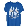 Lustig Der Berg ruft Spruch - Wanderer Hiking Bergsteiger T-Shirt
