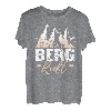 Lustig Der Berg ruft Spruch - Wanderer Hiking Bergsteiger T-Shirt