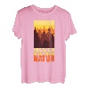 Bergsteiger lustig Peeing outside Naturburschen Bergfan T-Shirt