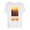 Bergsteiger lustig Peeing outside Naturburschen Bergfan T-Shirt