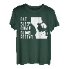 Eat Sleep Chalk Climb Repeat Kletterer Sportklettern T-Shirt