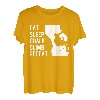 Eat Sleep Chalk Climb Repeat Kletterer Sportklettern T-Shirt