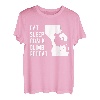 Eat Sleep Chalk Climb Repeat Kletterer Sportklettern T-Shirt