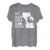 Eat Sleep Chalk Climb Repeat Kletterer Sportklettern T-Shirt