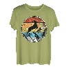 Gams Steinbock Widder Vintage Retro T-Shirt