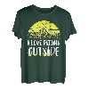 I love peeing outside Wanderer lustig Berge Wandern T-Shirt