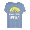I love peeing outside Wanderer lustig Berge Wandern T-Shirt