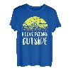 I love peeing outside Wanderer lustig Berge Wandern T-Shirt