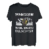 Wandern Weil Mord Falsch Ist Katze Bergsteiger T-Shirt
