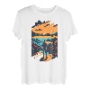 Wanderer Sonnenuntergang in der Natur - Outdoor Wander T-Shirt