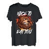Naturburschen lustig Wanderer Nice to eat you Bergsteiger T-Shirt