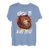 Naturburschen lustig Wanderer Nice to eat you Bergsteiger T-Shirt