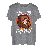 Naturburschen lustig Wanderer Nice to eat you Bergsteiger T-Shirt