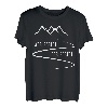 Wer rastet der rostet - Lustiger Spruch Wandern Herzschlag T-Shirt
